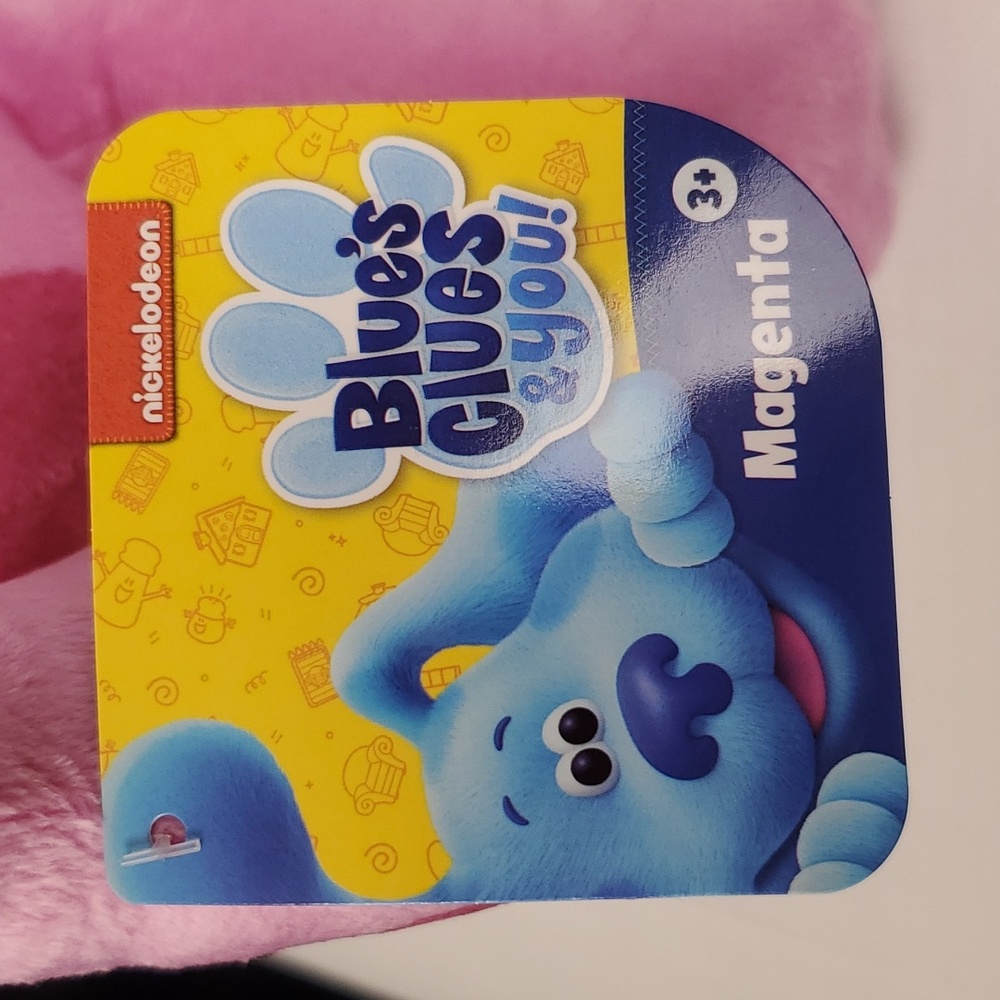 BNWT Blue's Clues' Magenta Plush 11" - Picture 3 of 4